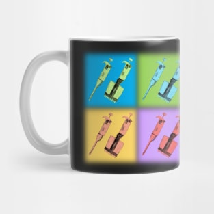 Scientist Biology Pipette Pop Art Warhol Mug